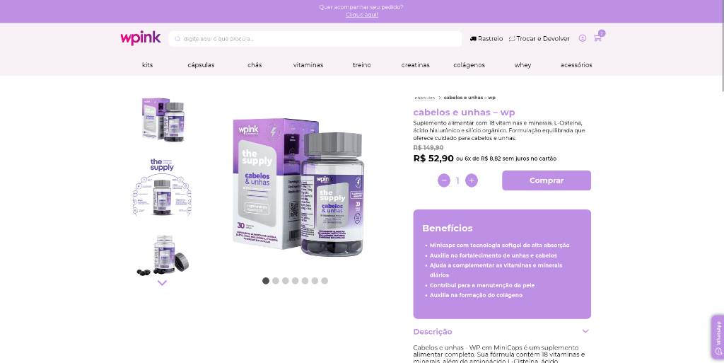 Cabelos e Unhas – WP